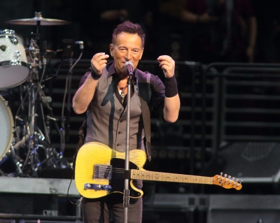 Bruce Springsteen The River Tour 2016 -kiertueellaan helmikuussa (kuva: Lehtikuva/Owen Sweeney/Invision/AP)