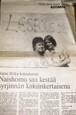 Helsingin Sanomien artikkeli torstaina 12. heinäkuuta 1984.