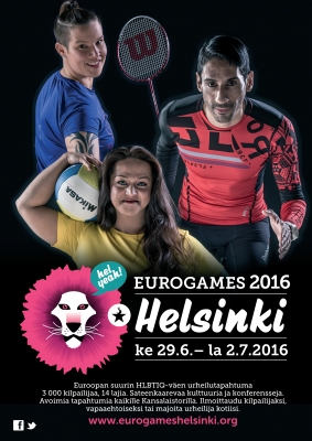 EuroGames 2016 juliste