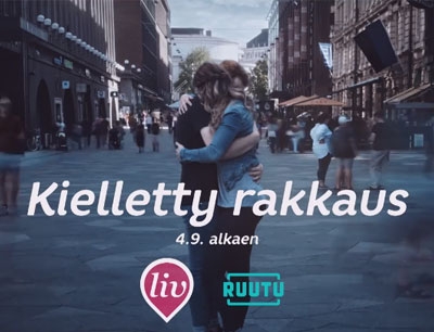 Kielletty rakkaus -sarjan toinen tuotantokausi alkaa maanantaina 4.9. (kuvakaappaus)