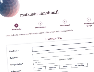 Matkustusilmoituksessa huomioidaan myös sukupuolen moninaisuus