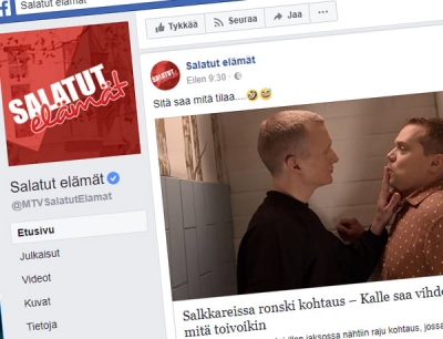 Torstain juonenkäänteet ovat esillä Salatut elämät -sarjan Facebook-sivulla.
