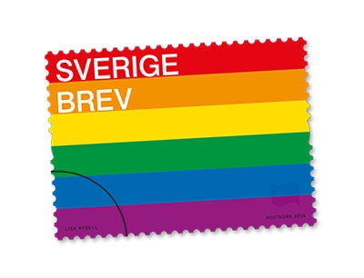 Sateenkaarilipulla voi maksaa kirjeen kuljetuksen.