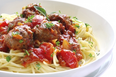 Lihapullia ja pastaa