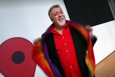 Gilbert Baker (kuva: Spencer Platt / AFP / Lehtikuva)