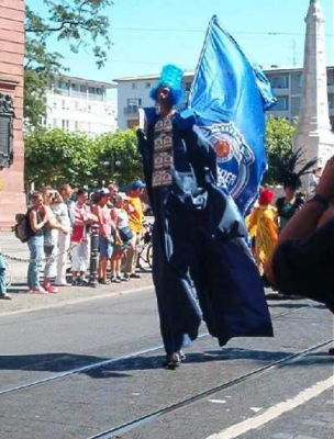 Tällaista pride-loistoa ei vielä nähdä Vilnassa, mutta varmaan tulevaisuudessa tapahtumasta tulee enemmän karnevaali.