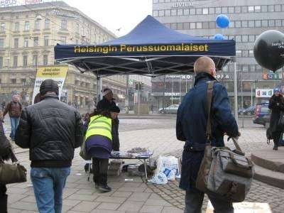 Vaaliteltta vuonna 2011.