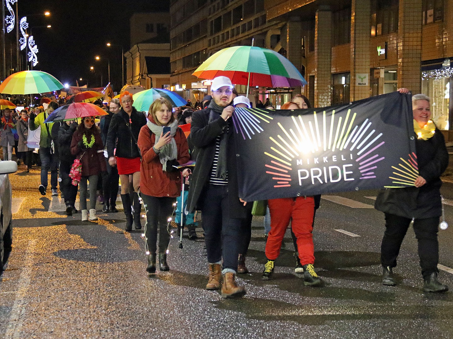 Ensimmäinen Mikkeli Pride -kulkue lauantaina 25.11.2017