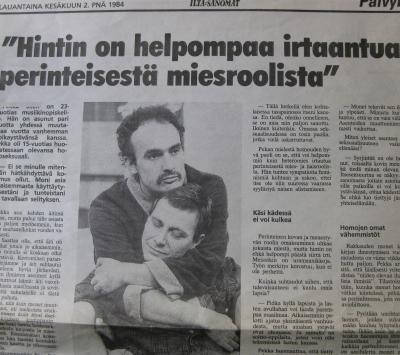 Ilta-Sanomat kesäkuun alussa 1984