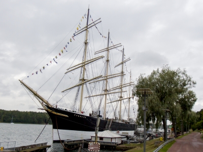 Rahtipurjealus Pommernilla järjestettiin perjantaina Åland Priden ohjelmaa.