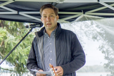 Raaseporin kaupunginvaltuuston puheenjohtaja Thomas Blomqvist (rkp) (Kuva: Mikko Kivinen)
