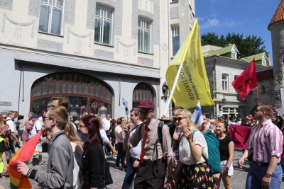 Myös reformipuolueen nuoria oli mukana (kuva: HB)