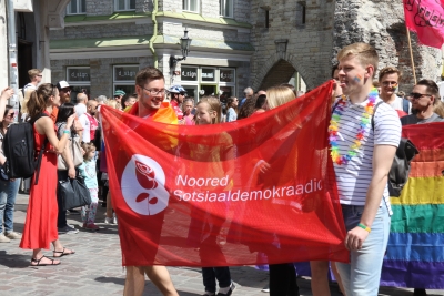 Nuoria sosialidemokraatteja (kuva: HB)