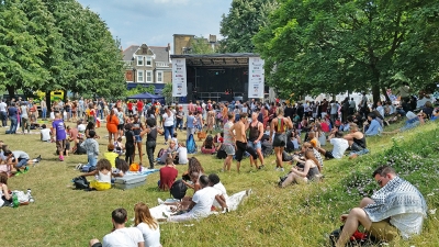 UK Black Pridea vietettiin yhdessä Pride in the Park tapahtuman kanssa. Kuva: Mikko Kivinen/ranneliike.net