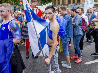 Suomea Mr. Gay Europe -kilpailussa edusti Rami Kiiskinen (kuva: Mikko Kivinen)
