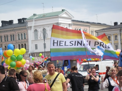 Kulkue valmistautumassa lähtöön Senaatintorilta