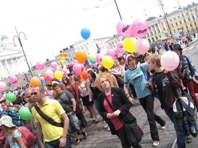 Kulkue lähdössä Senaatintorilta