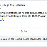 Kultainen sääntö ja Helsinki Pride -tapahtumaan tilauksessa oleva sää